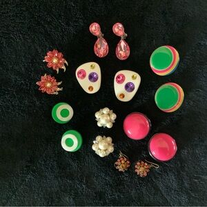 Colorful Vintage Earrings